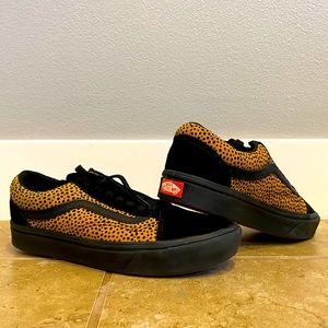 Old School Vans in Cheetah print